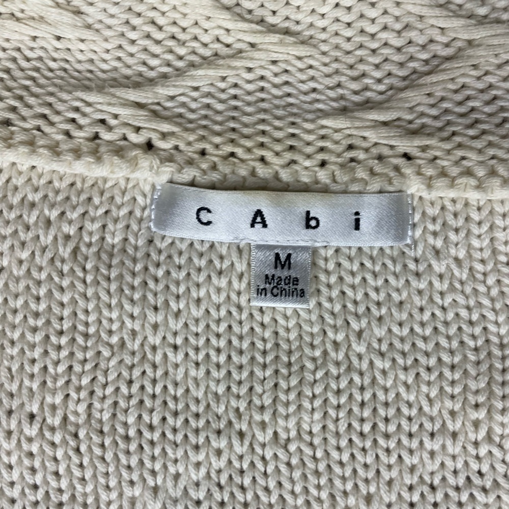 CAbi Women's “Socialite” Knit Open Front Cardigan (SWV) - Picture 9 of 12